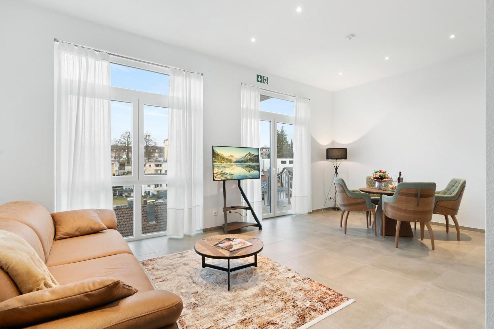 Premium Smartapart Julia Zentral Und Modern Mit Smarthome Tettnang Esterno foto